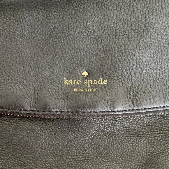 Kate Spade Black Soft Leather Adjustable Strap Crossbody Shoulder Handbag - Picture 15 of 16